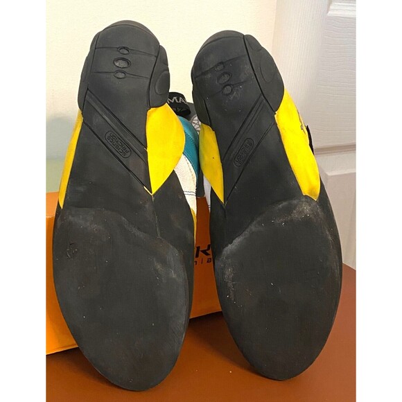 NIB Mad Rock Men\'s 9.5 Rock Climbing Shoes AGAMA YELLOW Suede Leather Straps Gym main image 7